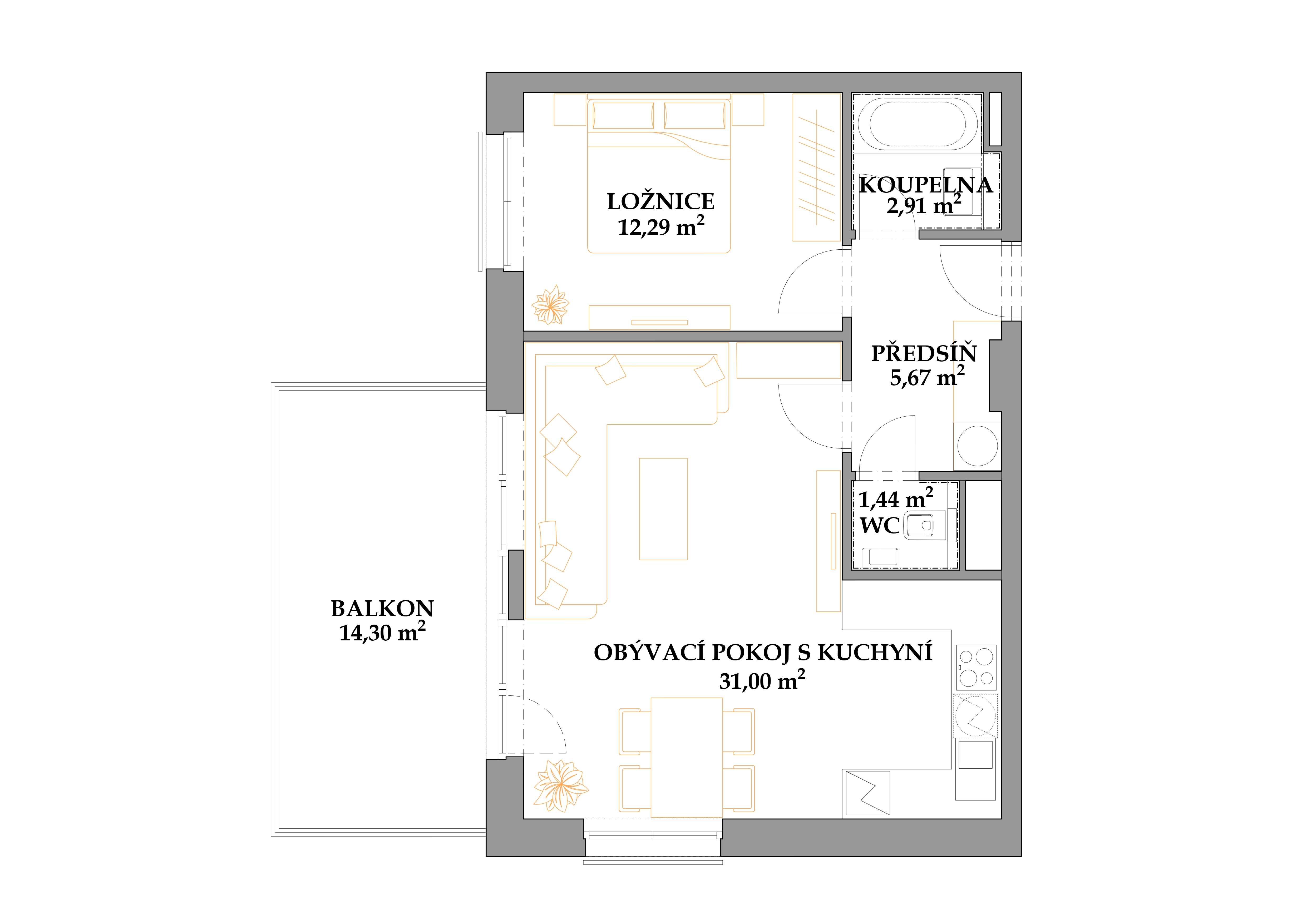 pudorysy-byty/b-02/2-2-02